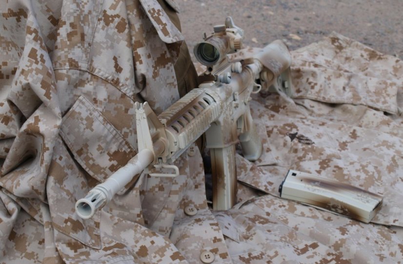 Camo egyedi M4 SOPMOD, 160 m/s, AirsoftGuns, CM.007