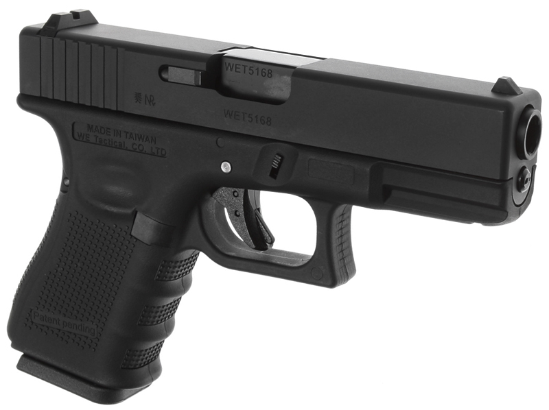 Glock 19, cadre 4e génération, noir, GBB, WE