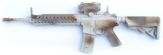 Camo egyedi KAC SR-15, 150 m/s, AirsoftGuns, E&C