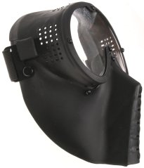 Protective mask, with lens, small, black, ACM