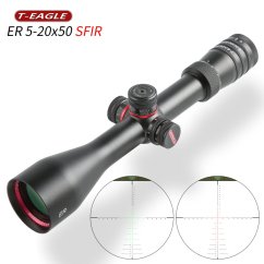 Lunette de visée ER 5-20X50SFIR, éclairage, niveau à bulle intégré, noir, T-Eagle