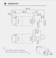 Langer Motor AGM Torque, Klasse 480, bürstenlos, Dualsky