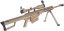 Barrett M82A1 CQB TAN, bipod, scope, Snow Wolf, SW-02B