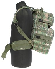 Molle Assault hátizsák, digitális woodland, ACM