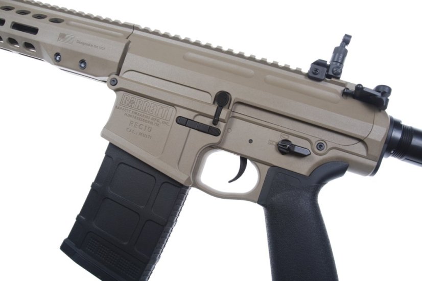 EMG Barrett REC10, M-LOK 11,5 inch, TAN, Cyma Platinum, REC.001