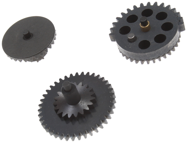 Set of gears, flat teeth, torque, Systema