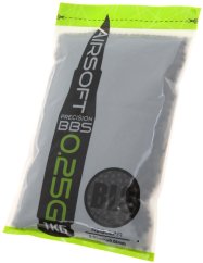 Airsoft BBs, 0.25g, 6mm, 4000rd, black, BLS