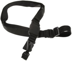 Taktikai heveder, hárompontos, puha, MP5, G3, fekete, Classic Army