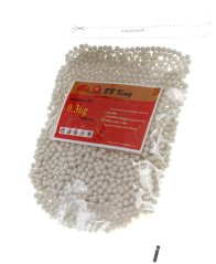 Airsoft BB-k, 0,36 g, 6 mm, 2000 db, BB King