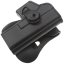 Pistol holster IMI, Lite, Glock, black, ACM