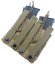 Magazintasche 4x M4/AK, Molle, TAN, ACM