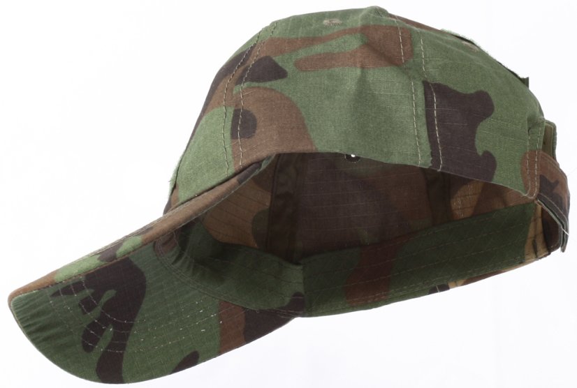 Casquette de baseball, panneaux velcro, woodland, ACM