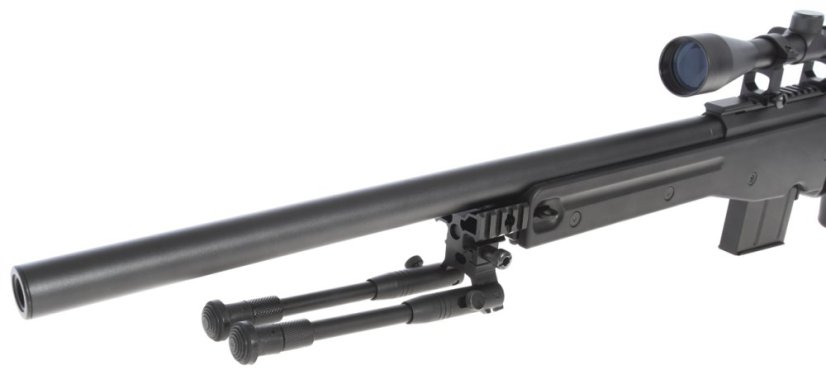 L96 AWS, black, bipod, scope, Upgrade version, Well, MB4401D