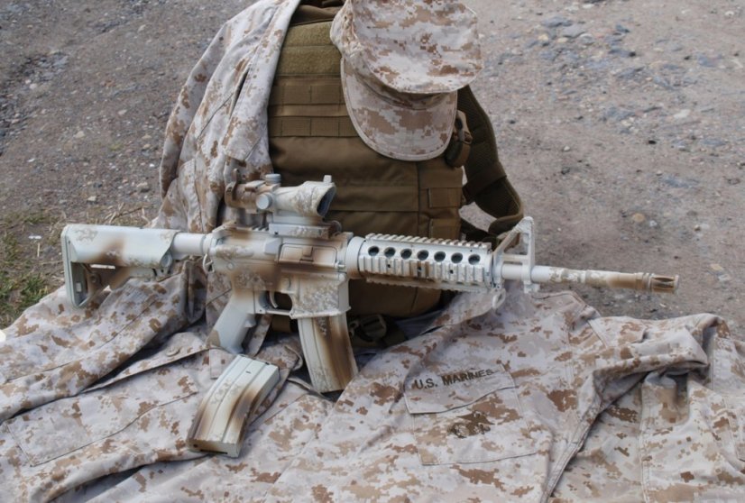 Camo egyedi M4 SOPMOD, 160 m/s, AirsoftGuns, CM.007