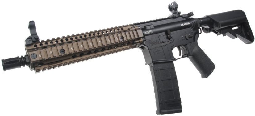 EMG Daniel Defense MK18 RII, 10.3 Inch, Black/FDE Two Tone, Cyma Platinum, CM.105