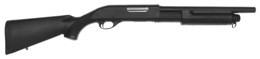M870, ABS, rövid, rögzített válltámasz, Cyma, CM.350