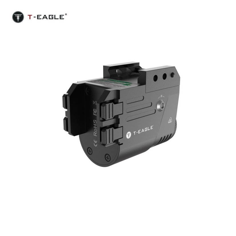 Taktikai zseblámpa TL-2S, 500 lm, lézer, fekete, T-Eagle