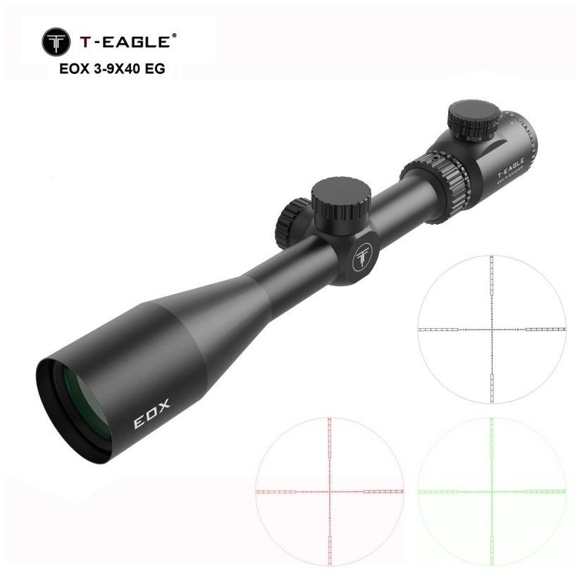 Riflescope EOX 3-9X40EG, illumination, black, T-Eagle