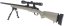 M24 Socom TAN, kétlábú állvány, távcső, Snow Wolf, SW-04T ++