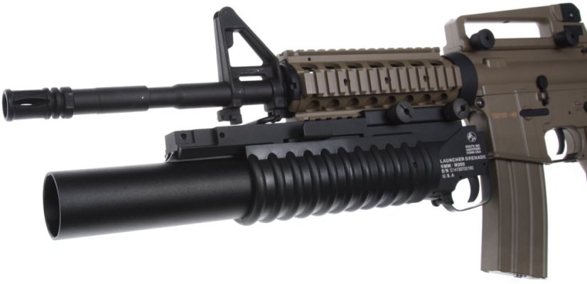Universal M203 grenade launcher, with shell, Cybergun