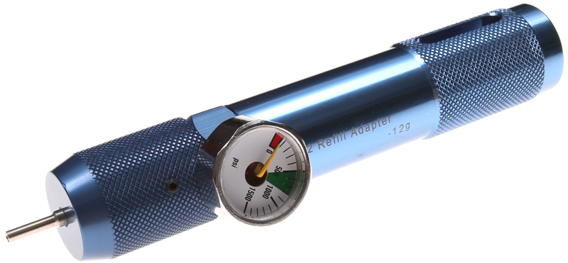 Töltőanyagok 12 g-os CO2 patronhoz nyomásmérővel, PPS, SHS