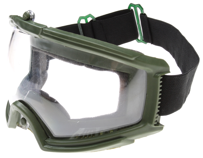 Tactical goggles Warrior, lens, OD, ACM