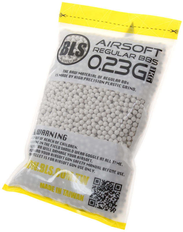 Airsoft BBs, 0.23g, 6mm, 4300rd, BLS