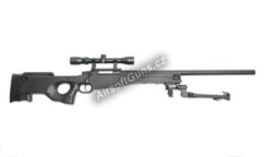 L96A1, fekete, kétlábú állvány, távcső, AGM, MP002B2