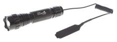 Taktikai zseblámpa 900 lm, 2x elem, töltő, kiegészítők, UltraFire