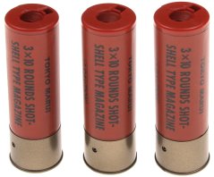 Shotgun shells, SPAS12, M3, 3pcs, Tokyo Marui