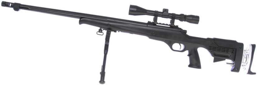 VSR-12D, black, bipod, scope, Upgrade version, Well, MB12D