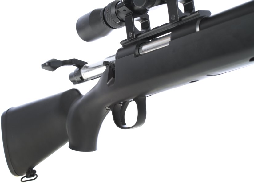 VSR-07D, black, bipod, scope, Upgrade version, Well, MB07D