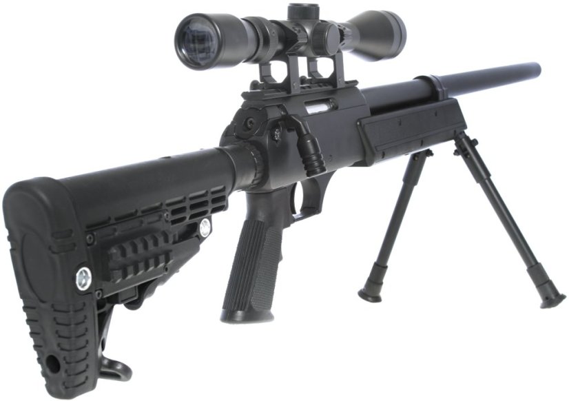 SR-13D, black, bipod, scope, Upgrade version, Well, MB13D