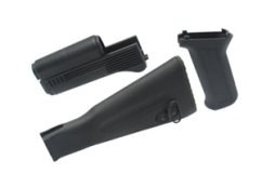 Stock kit for AK-47, black, King Arms