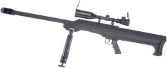 Barrett M99, kétlábú állvány, távcső, Snow Wolf, SW-01A