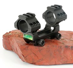 Y038 UHD rögzítőalap, 25/30 mm, vízmérték, fekete, T-Eagle