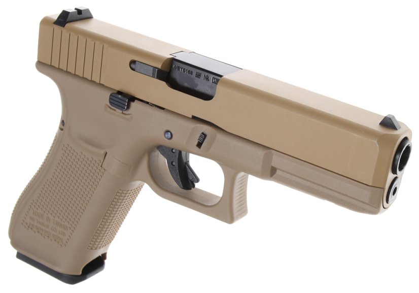 Glock 17, cadre 5e génération, beige, GBB, WE