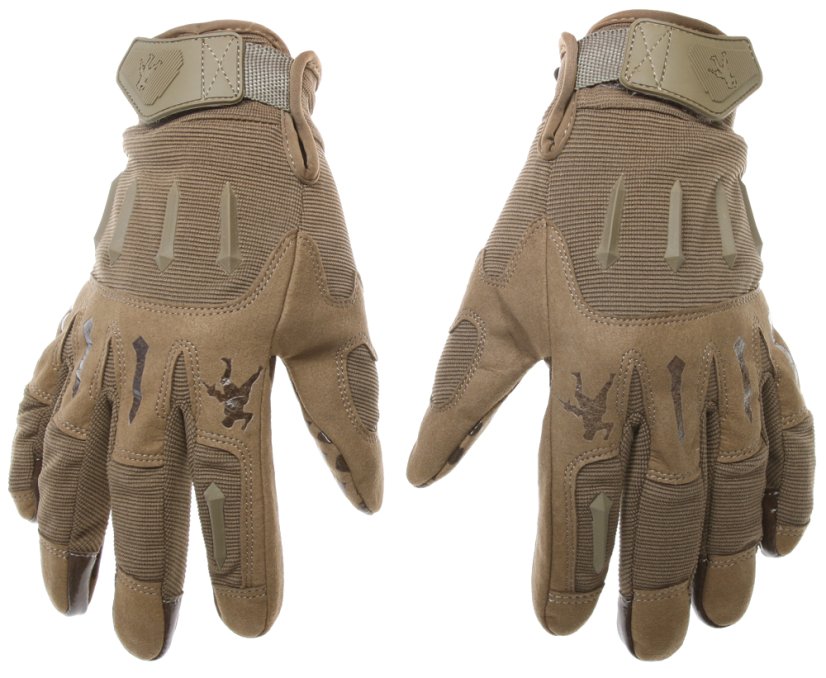 Tactical gloves, IRONSIGHT, TAN, L, ACM