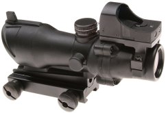 Riflescope ACOG with red dot sight, 4x32, ACM