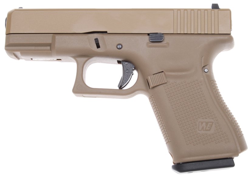 Glock 19, cadre 5e génération, beige, GBB, WE