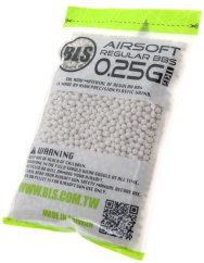 Airsoft BBs, 0.25g, 6mm, 4000rd, BLS