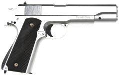 Colt M1911A1, metal, plata, Galaxy, A&K, G.13S