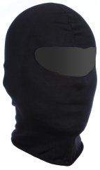 Taktikai balaclava, egy lyuk, pamut, fekete, ACM