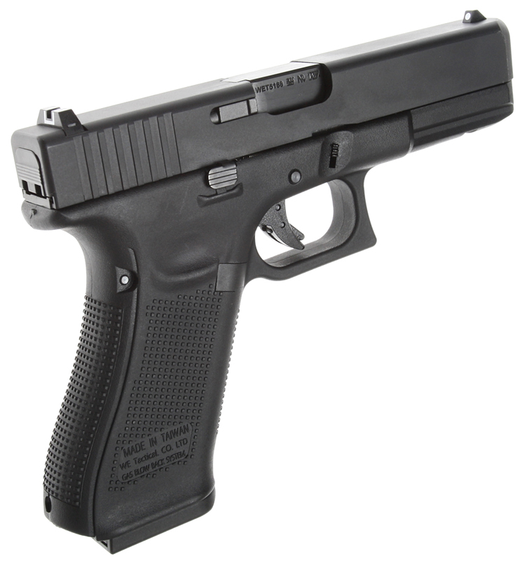 Glock 17, cadre 5e génération, noir, GBB, WE