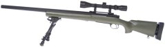M24 Socom OD, Zweibein, Zielfernrohr, Snow Wolf, SW-04G ++