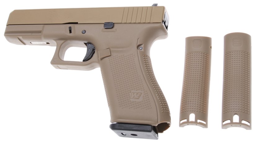 Glock 17, cadre 5e génération, beige, GBB, WE