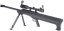 Barrett M99, kétlábú állvány, távcső, Snow Wolf, SW-01A