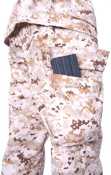 Complete US BDU uniform, digital desert, S, ACM