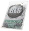 Airsoft BB-k, 0,42 g, 6 mm, szürke, rozsdamentes, 1000 db, kis tasak, BLS