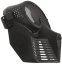 Protective mask, with mesh, small, black, ACM